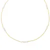 Pearl Cluster Chain Necklace sold by Adina Eden's