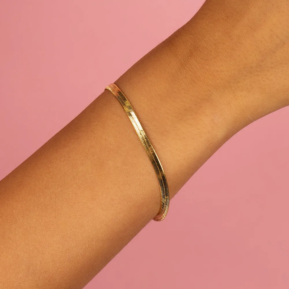 Herringbone Bracelet sold by Adina Eden's product image thumbnail 2