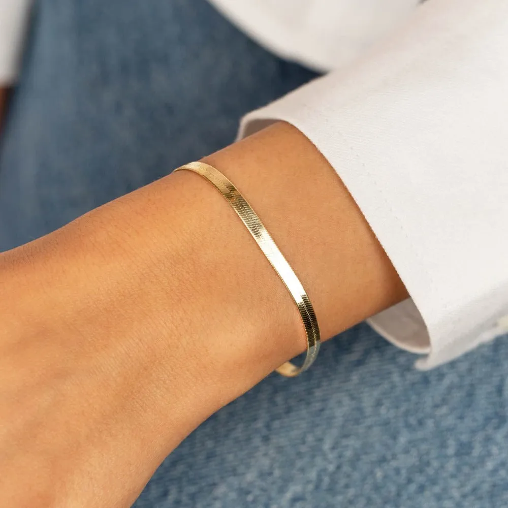 Herringbone Bracelet sold by Adina Eden's product image thumbnail 3