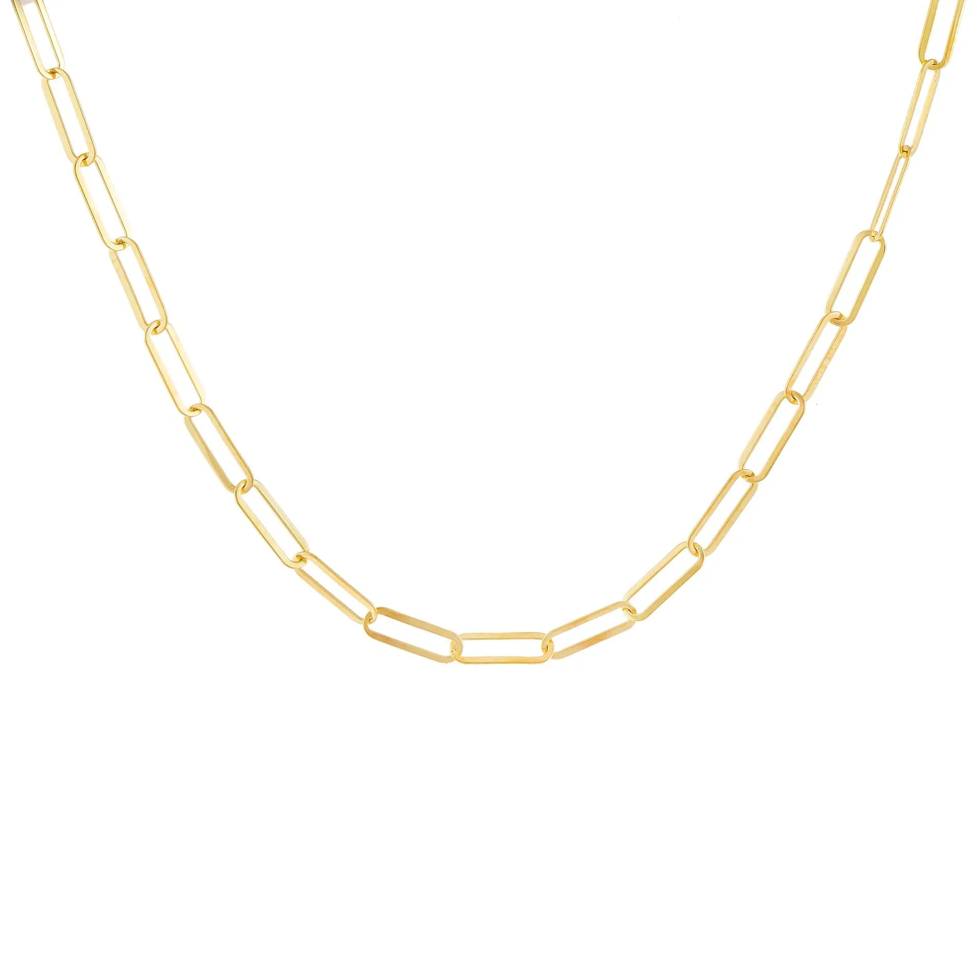 Open Oval Link Necklace sold by Adina Eden's