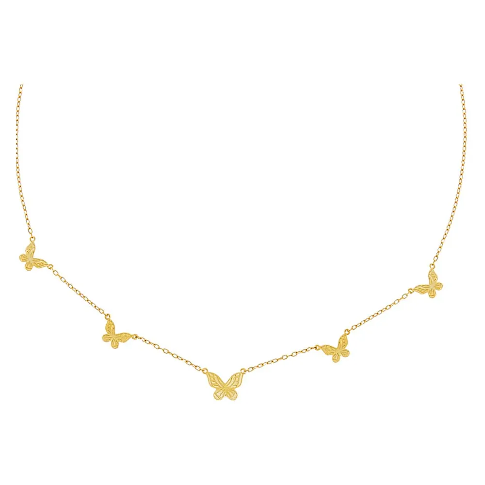 The Adina Eden Five Butterfly Necklace sold by Adina Eden's
