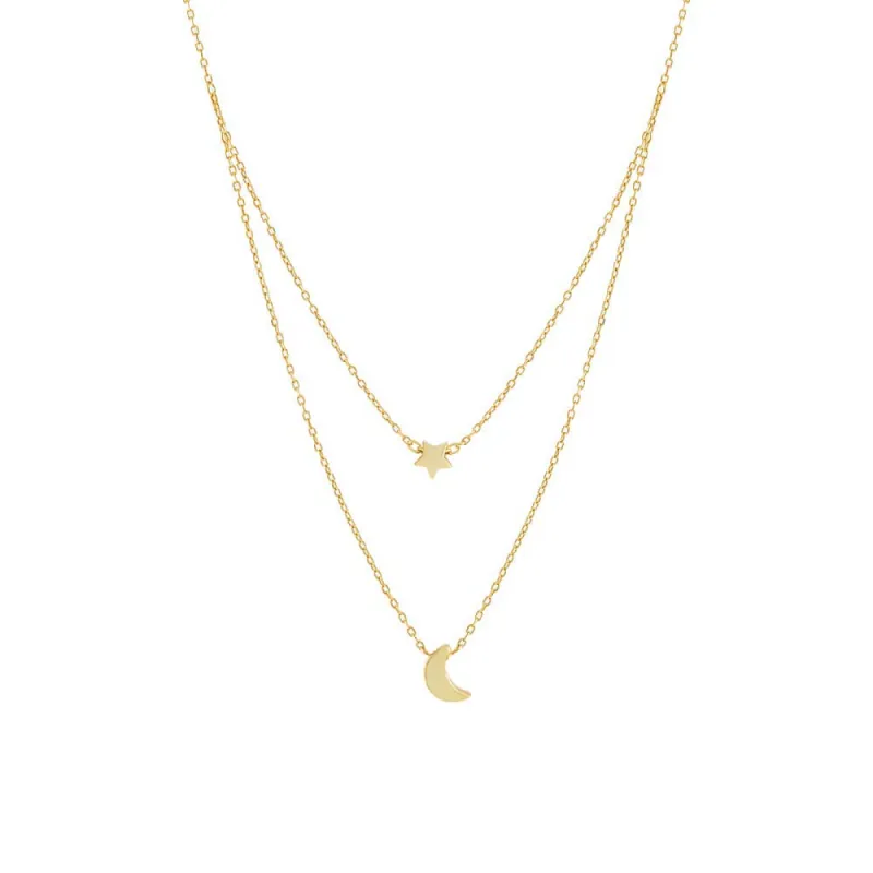 Mini Celestial 2 In 1 Necklace sold by Adina Eden's
