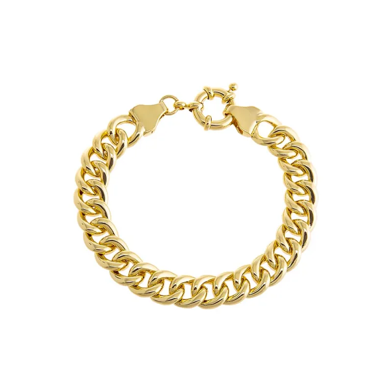 Solid Cuban Toggle Bracelet sold by Adina Eden's
