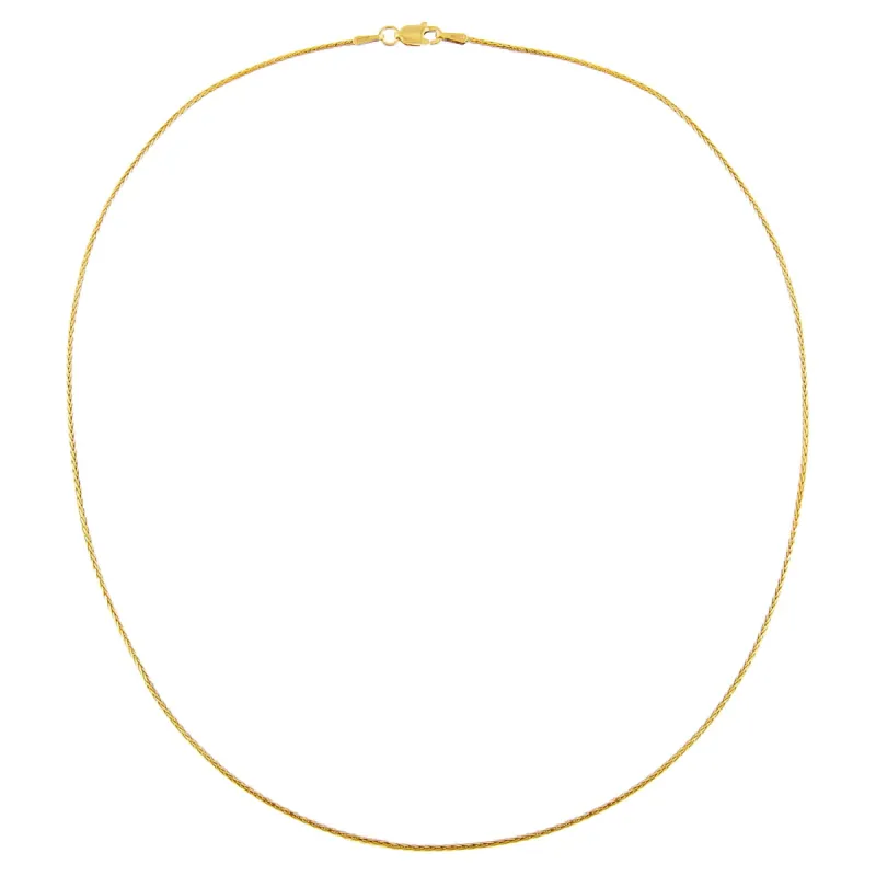 Thin Rope Chain Necklace 14K sold by Adina Eden's