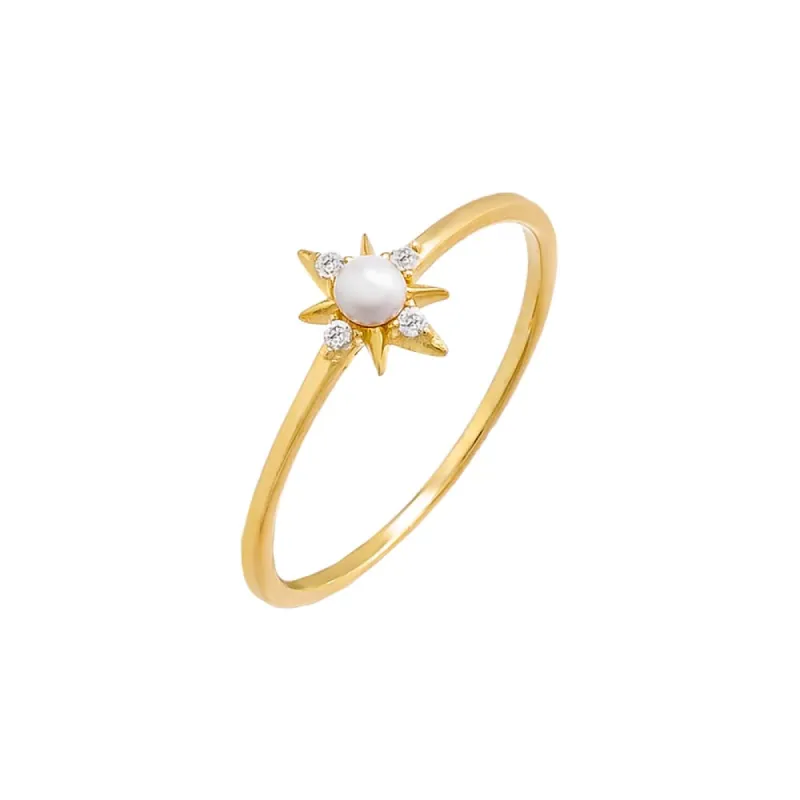 Pearl Starburst Ring sold by Adina Eden's