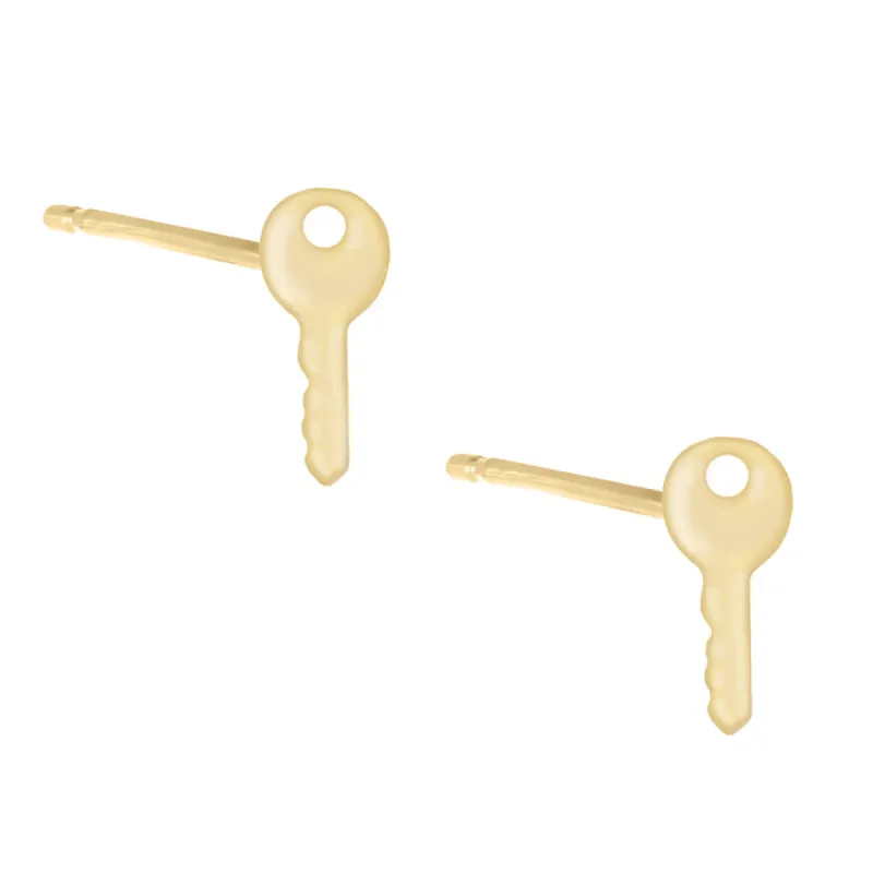 Key Stud Earring sold by Adina Eden's