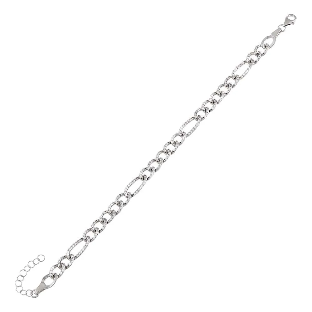 Pavé Figaro Bracelet sold by Adina Eden's product image thumbnail 3