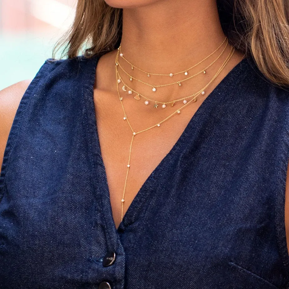 Tiny Clustered Pearl Choker sold by Adina Eden's product image thumbnail 4