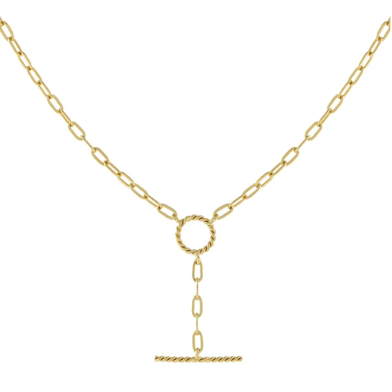 Thin Rope Open Link Lariat sold by Adina Eden's