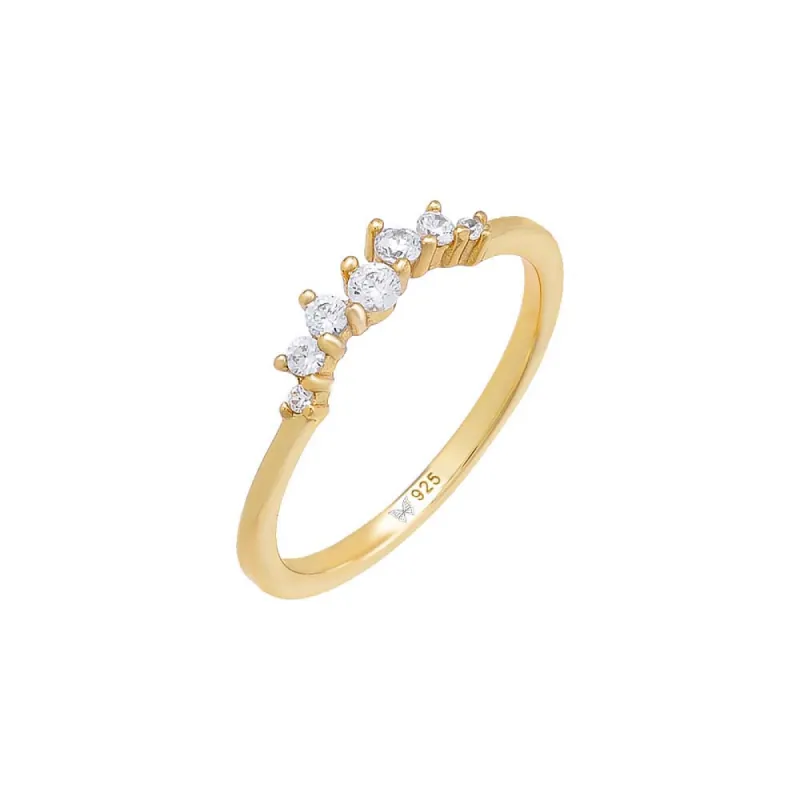 Scattered CZ Accented Ring sold by Adina Eden's
