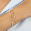 CZ Round Stone Bracelet sold by Adina Eden's