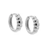 Beaded Puffy Graduated Huggie Earring 14K sold by Adina Eden's