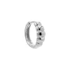 Beaded Puffy Graduated Huggie Earring 14K sold by Adina Eden's