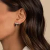 Solid Double Teardrop Heart Shape Stud Earring sold by Adina Eden's