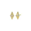 Pave Double Spike Stud Earring sold by Adina Eden's