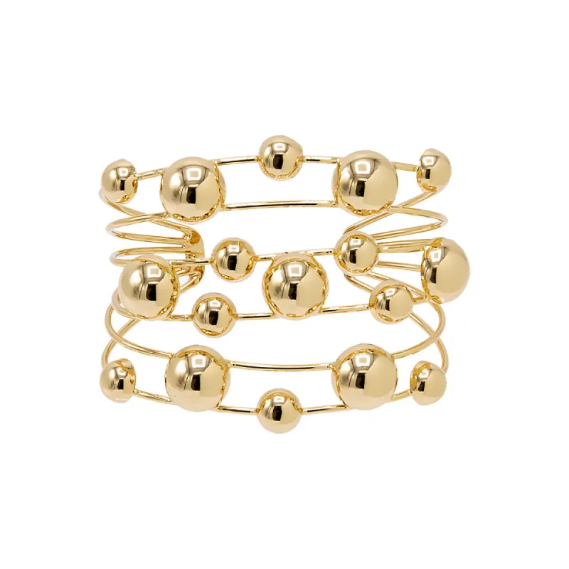 Multi Size Ball Cuff Bracelet sold by Adina Eden's