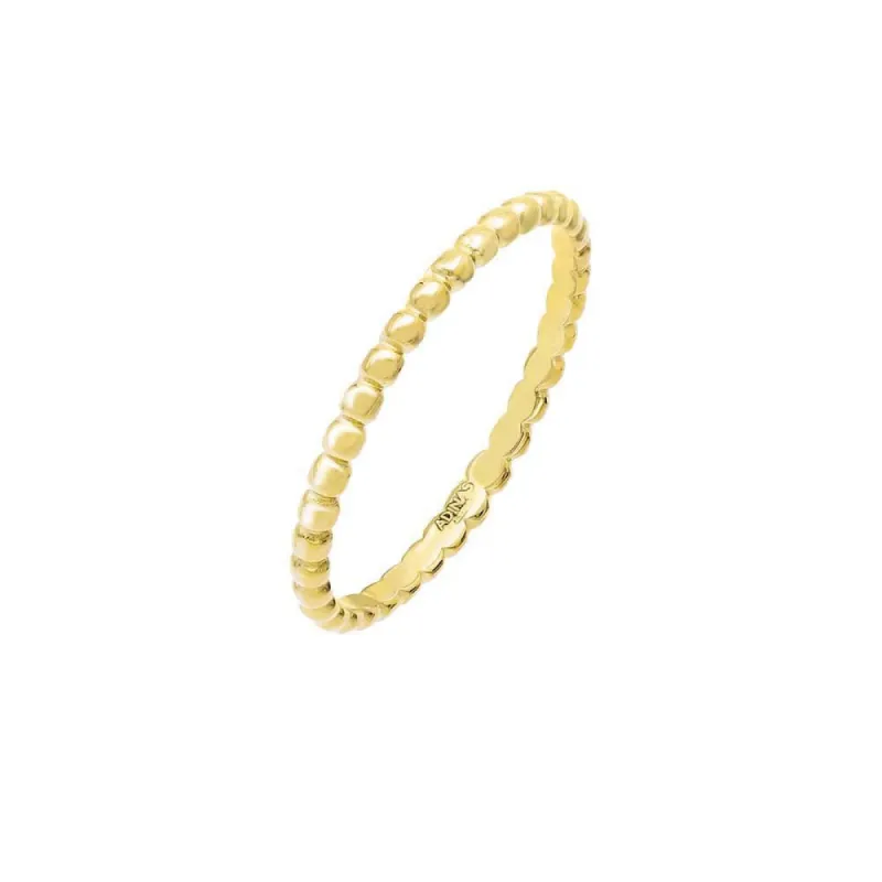 Thin Beaded Ring sold by Adina Eden's