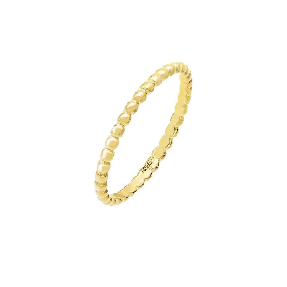 Thin Beaded Ring sold by Adina Eden's
