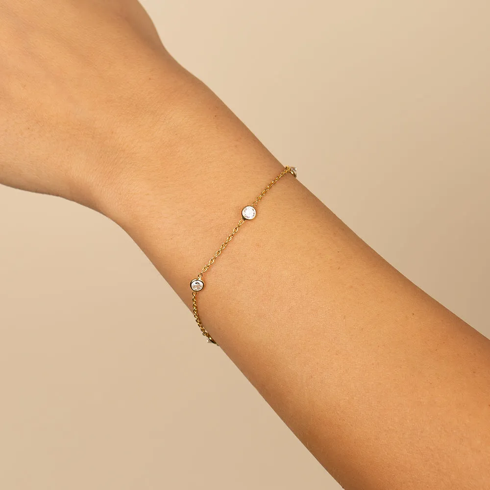 Diamond By The Yard Bracelet sold by Adina Eden's product image thumbnail 2