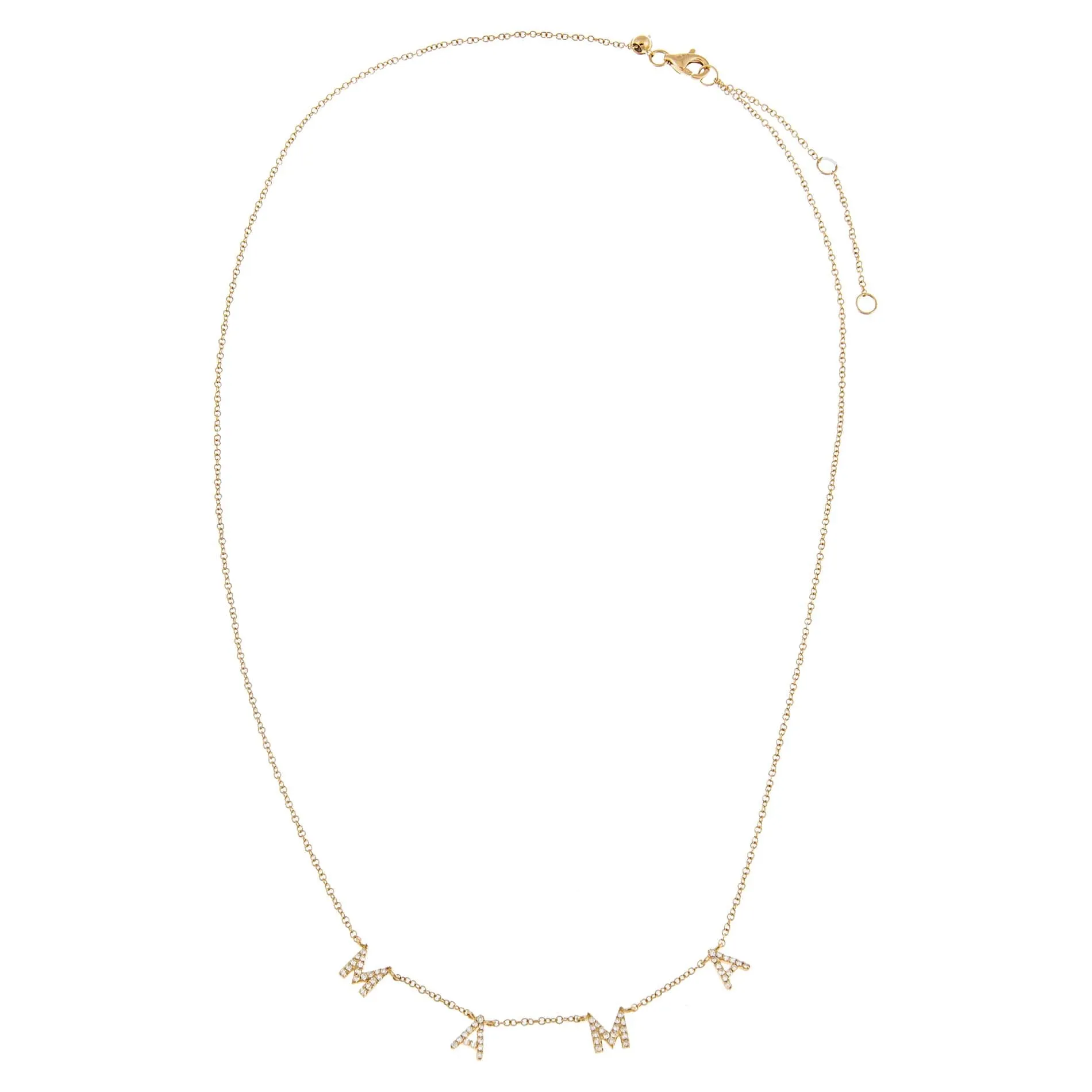Diamond Mama Necklace 14K sold by Adina Eden's product image thumbnail 3