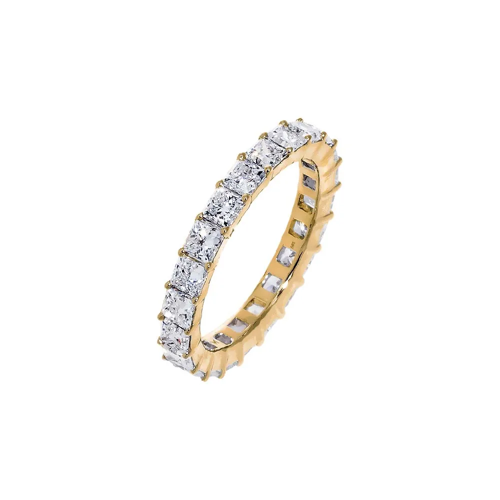 Lab Grown Diamond Princess Cut Eternity Band 14K sold by Adina Eden's product image thumbnail 5