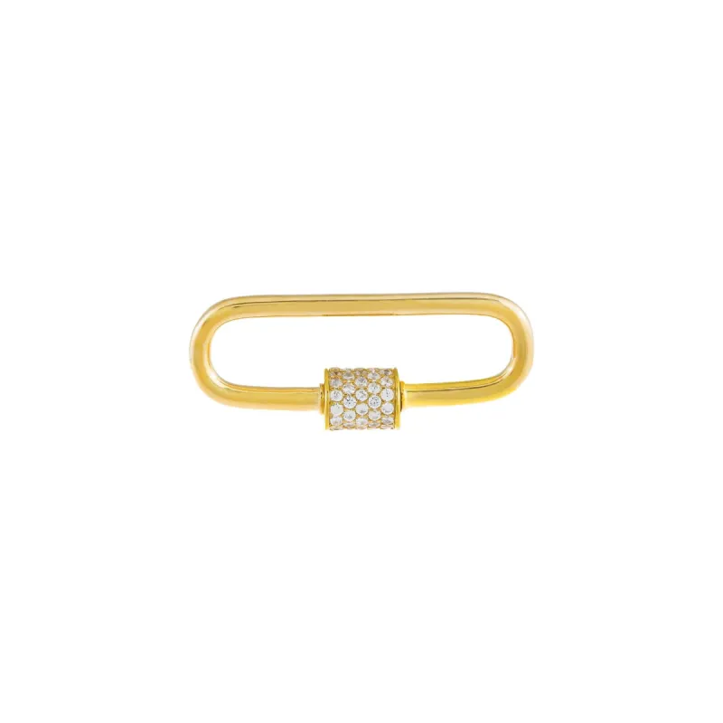 Pavé Toggle Charm sold by Adina Eden's