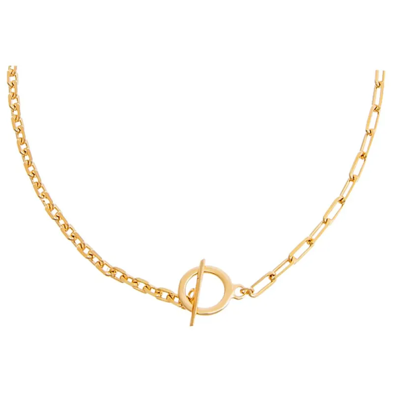 Multi Chain Toggle Necklace sold by Adina Eden's