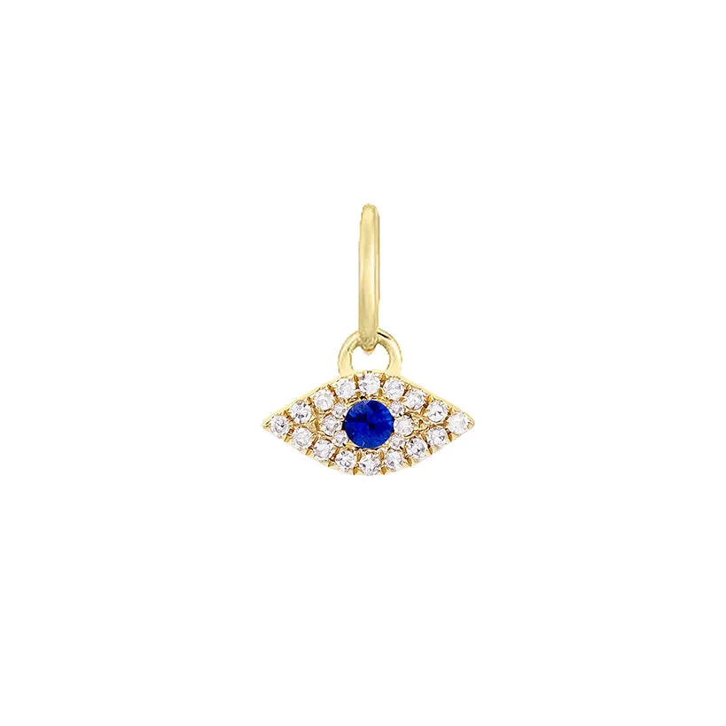 Diamond Evil Eye Charm 14K sold by Adina Eden's