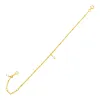 Pearl Charm X Ball Chain Bracelet sold by Adina Eden's