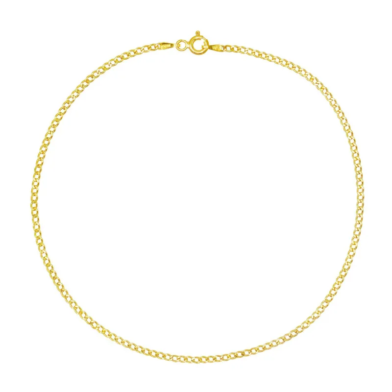 Cuban Chain Anklet 14K sold by Adina Eden's