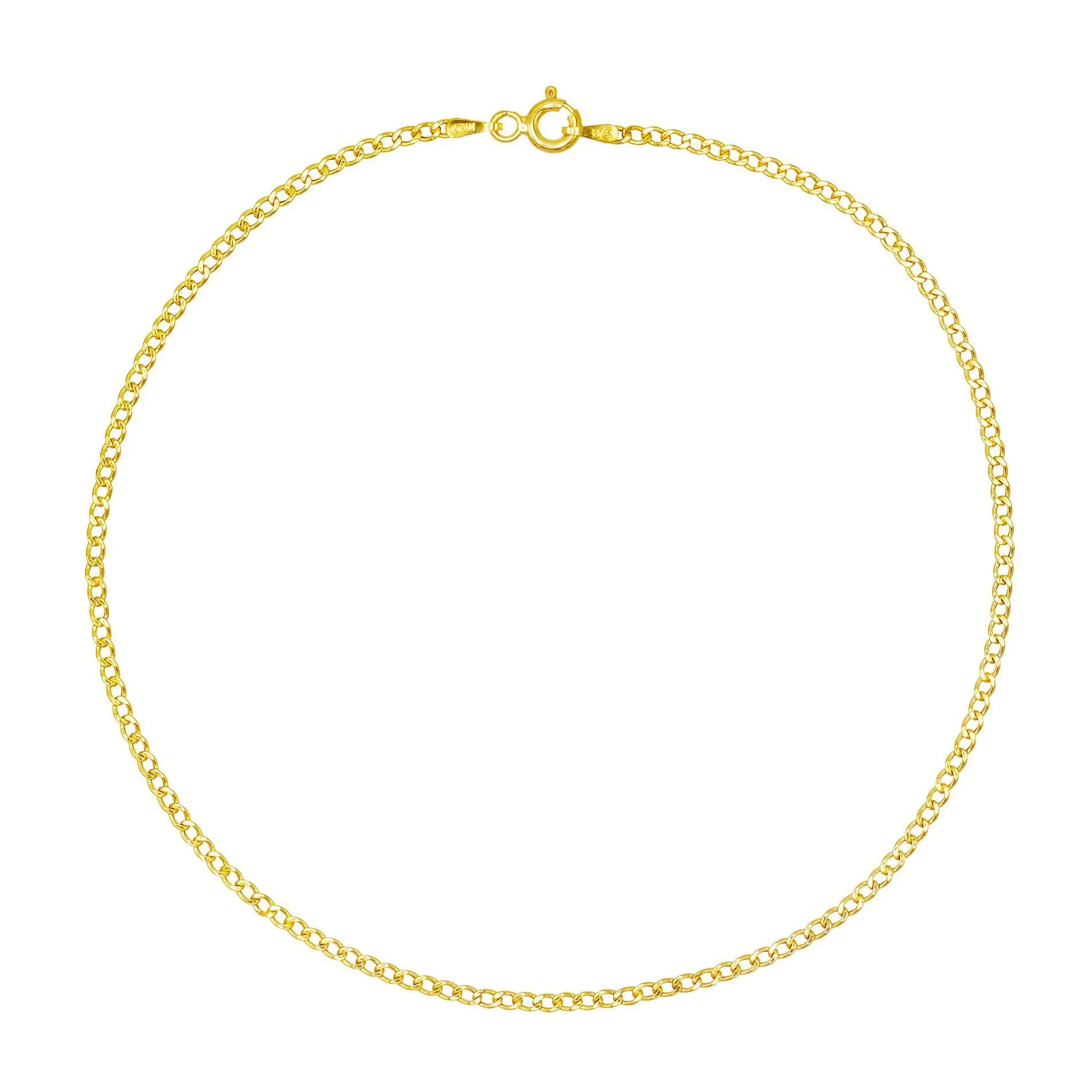 Cuban Chain Anklet 14K sold by Adina Eden's