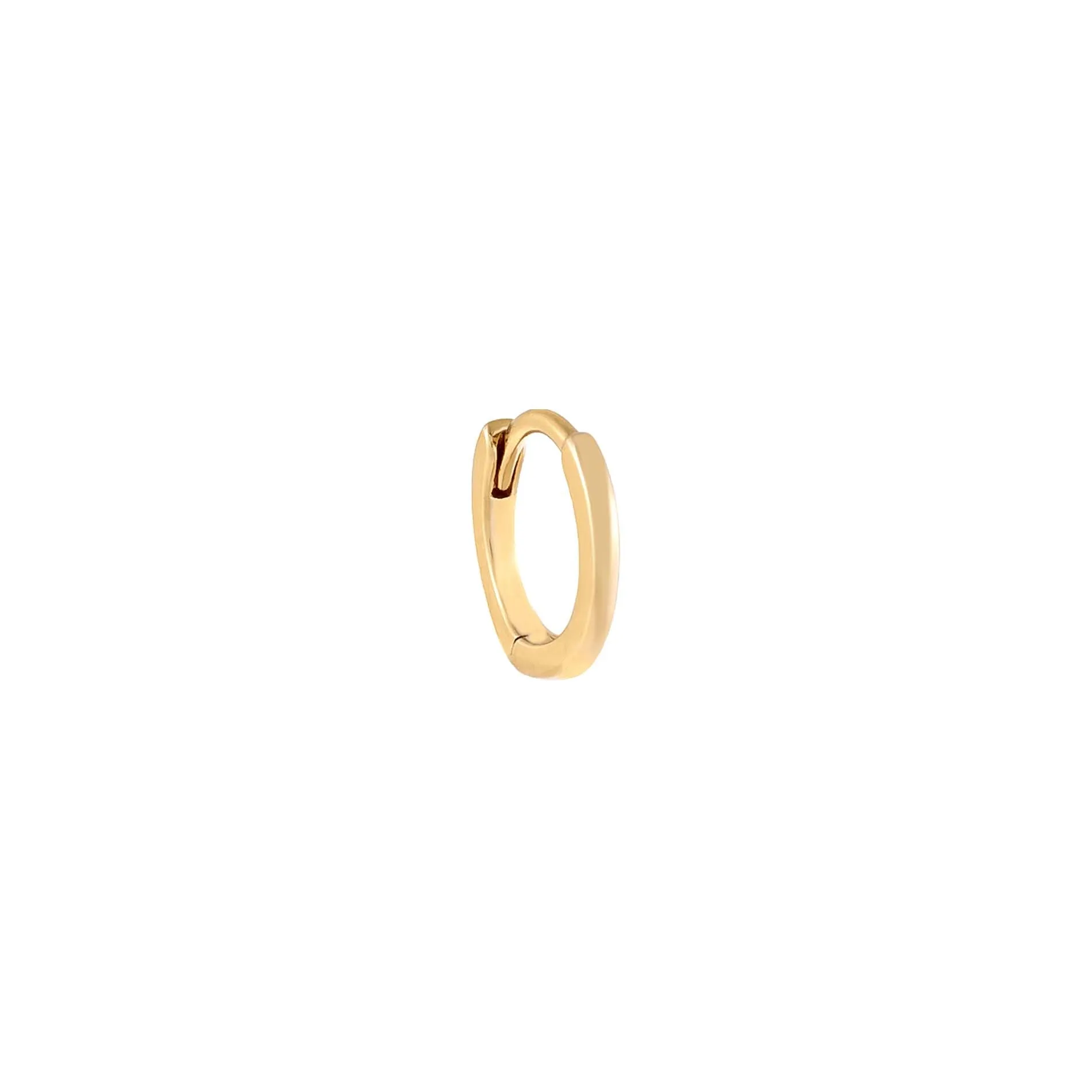 Mini Solid Cartilage Huggie Earring 14K sold by Adina Eden's