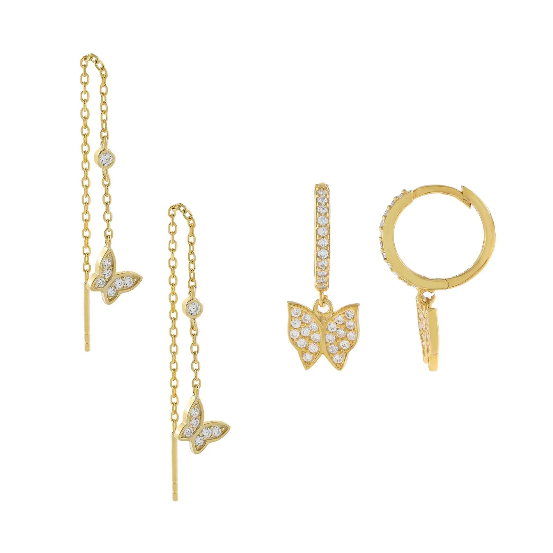 The Butterfly Lover Earring Combo Set sold by Adina Eden's