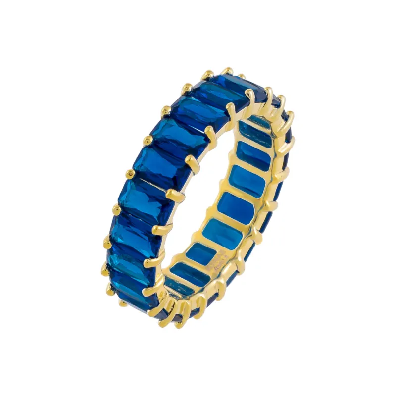 Colored Baguette Ring sold by Adina Eden's