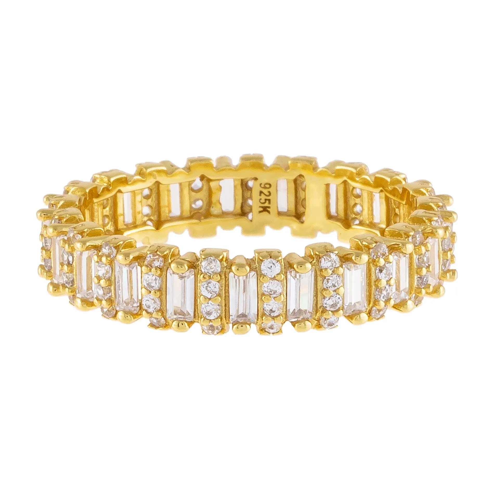 Pavé Baguette Ring sold by Adina Eden's product image thumbnail 4