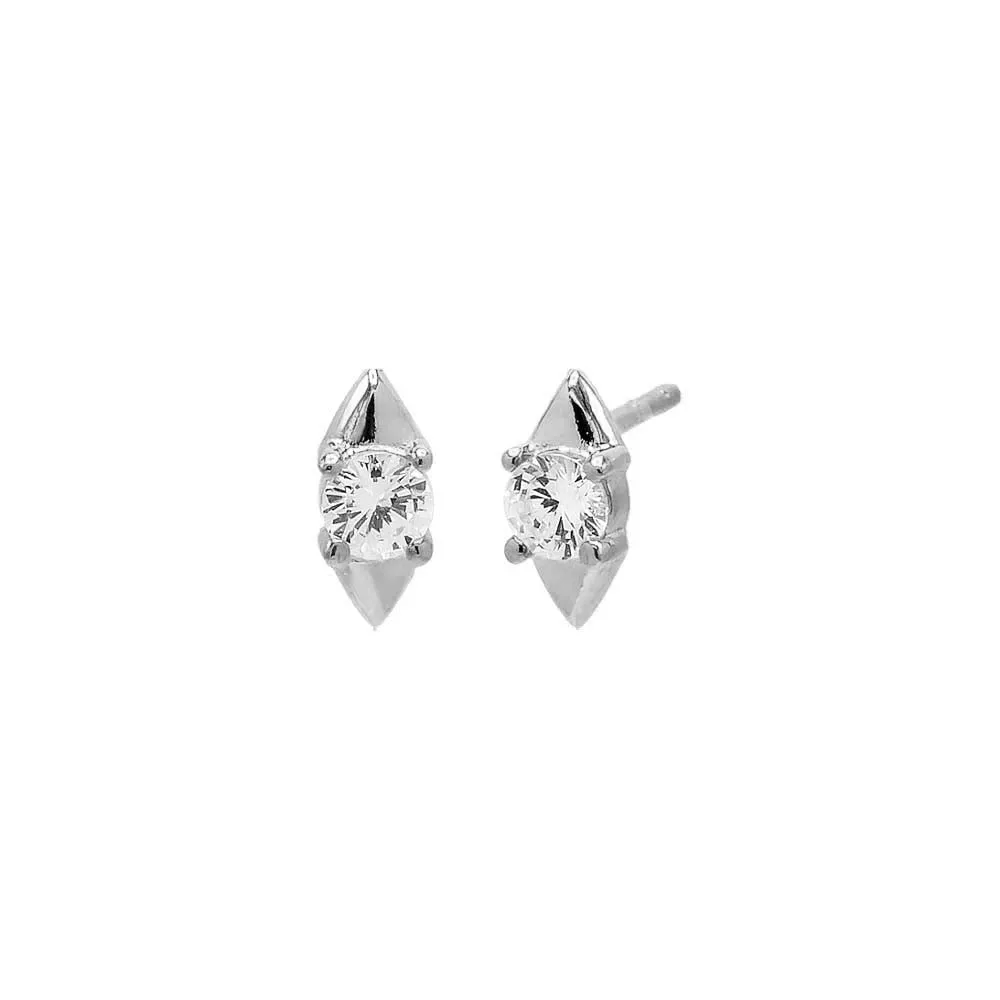 CZ/Solid Stud Earring sold by Adina Eden's product image thumbnail 3