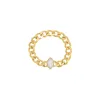 Marquise Bezel Cuban Ring sold by Adina Eden's