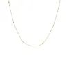 Solid Ball Chain Necklace 14K sold by Adina Eden's