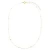 Solid Ball Chain Necklace 14K sold by Adina Eden's