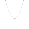 Pearl Ball Chain Necklace sold by Adina Eden's