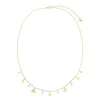 Dangling Multi Charms & Pearls Necklace sold by Adina Eden's