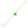 Neon Enamel Heart Tennis Bracelet sold by Adina Eden's