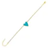 Neon Enamel Heart Tennis Bracelet sold by Adina Eden's