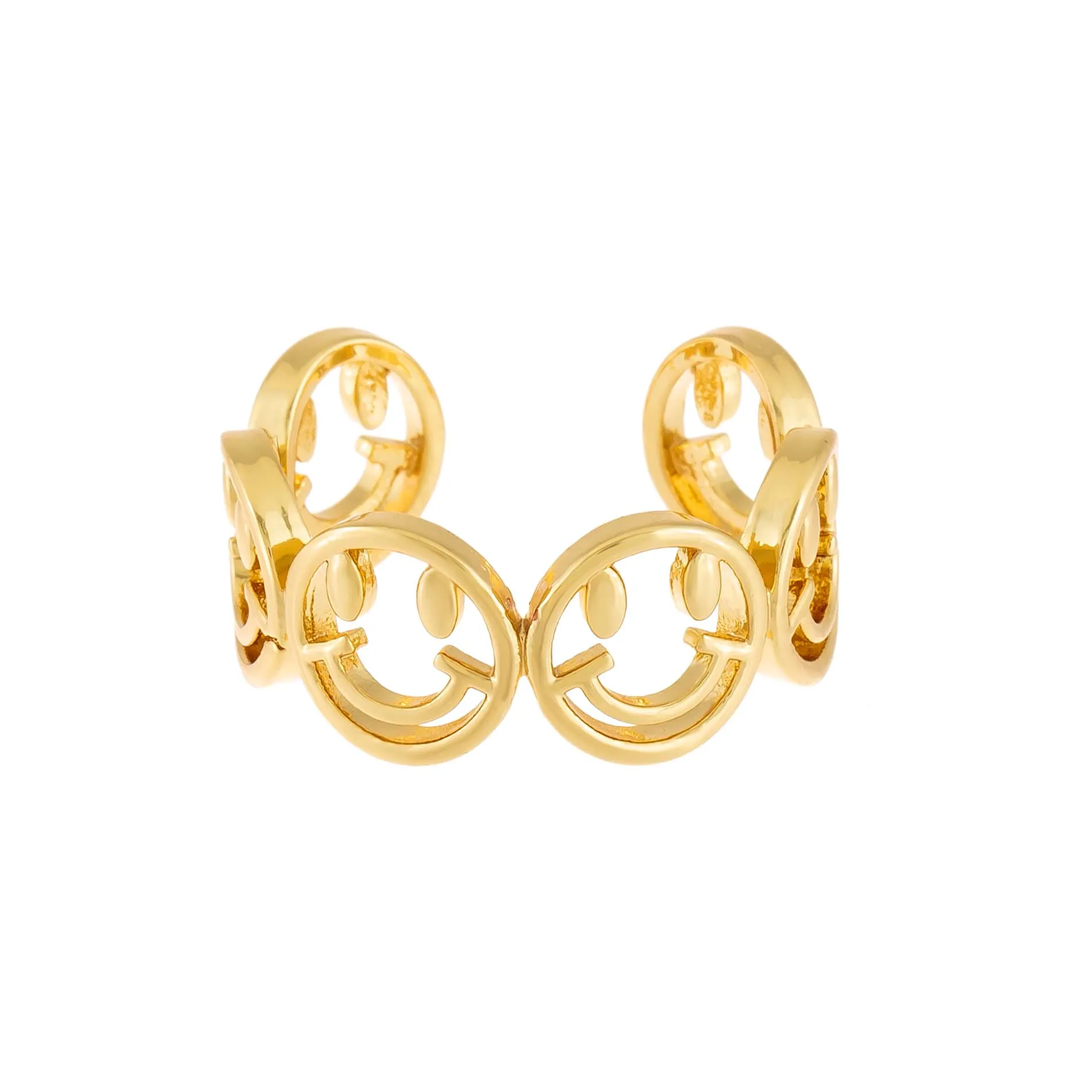 Multi Smiley Face Ring sold by Adina Eden's product image thumbnail 2