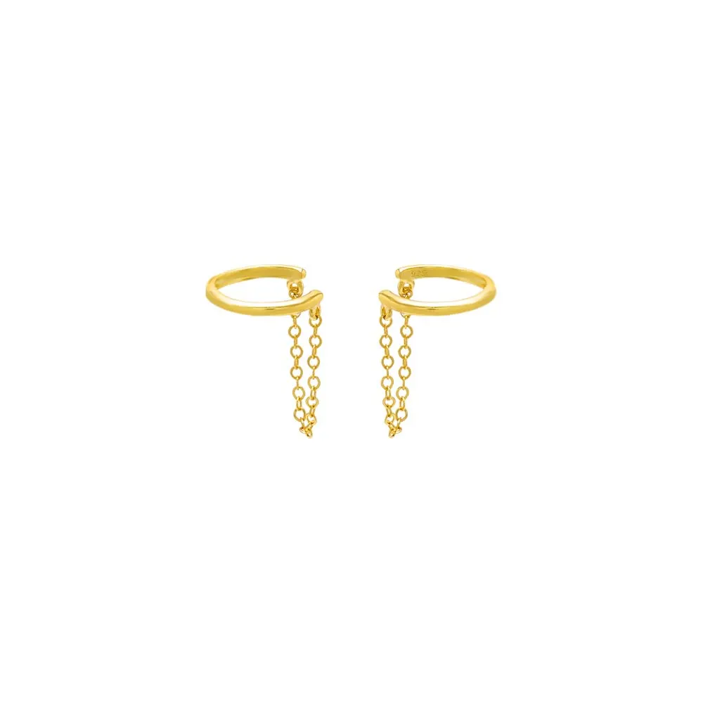 Solid Chain Ear Cuff sold by Adina Eden's product image thumbnail 3