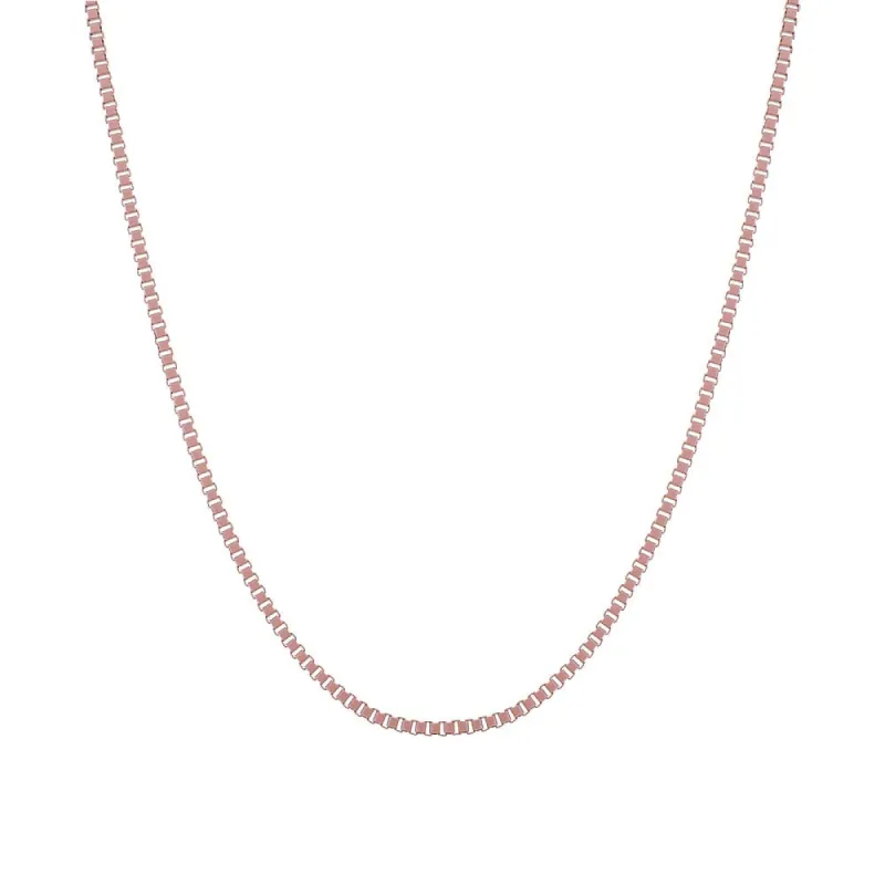 Enamel Box Chain Necklace sold by Adina Eden's