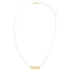 Solid Love Nameplate Necklace 14K sold by Adina Eden's