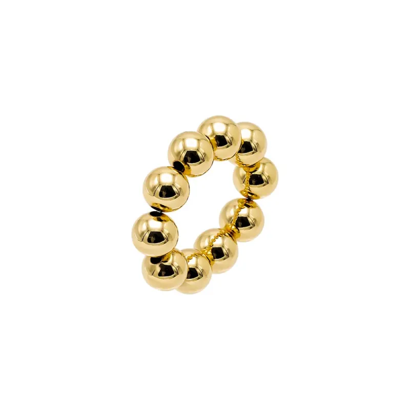 Large Beaded Ball Ring sold by Adina Eden's