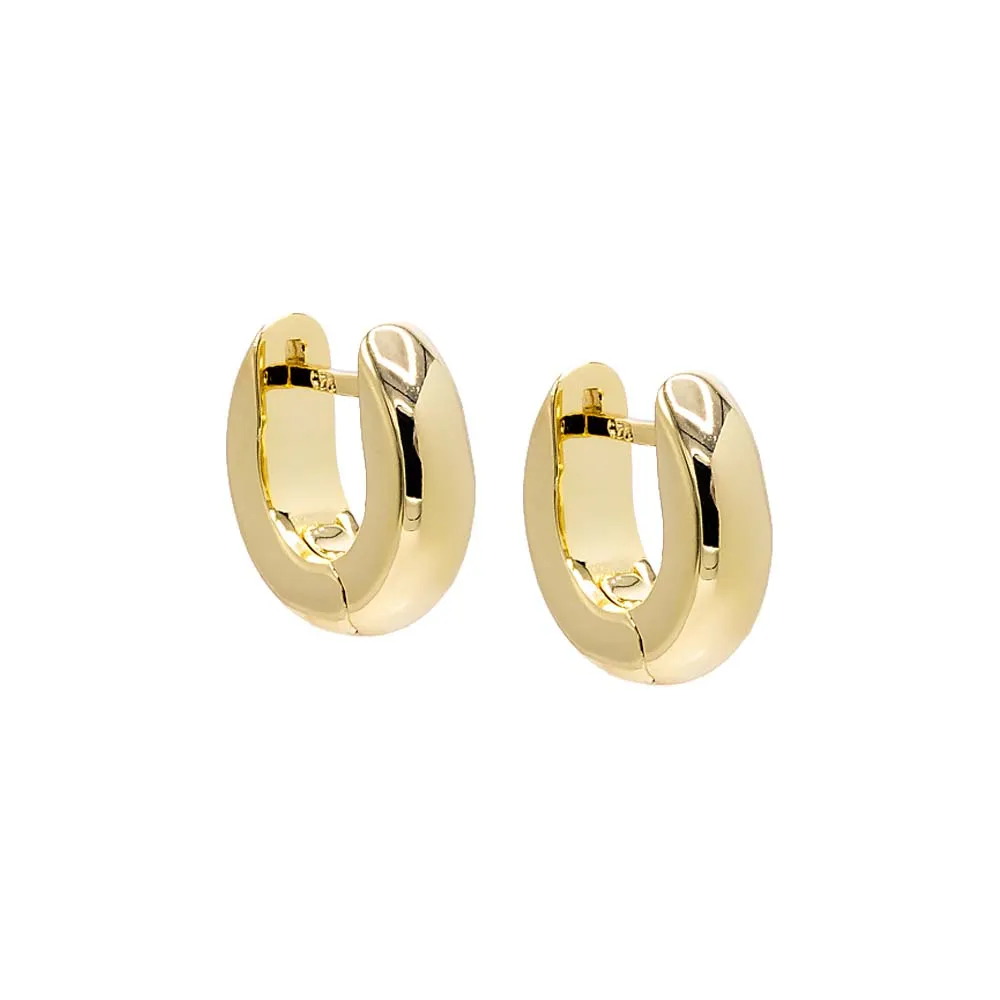 Mini Chunky Huggie Earring sold by Adina Eden's