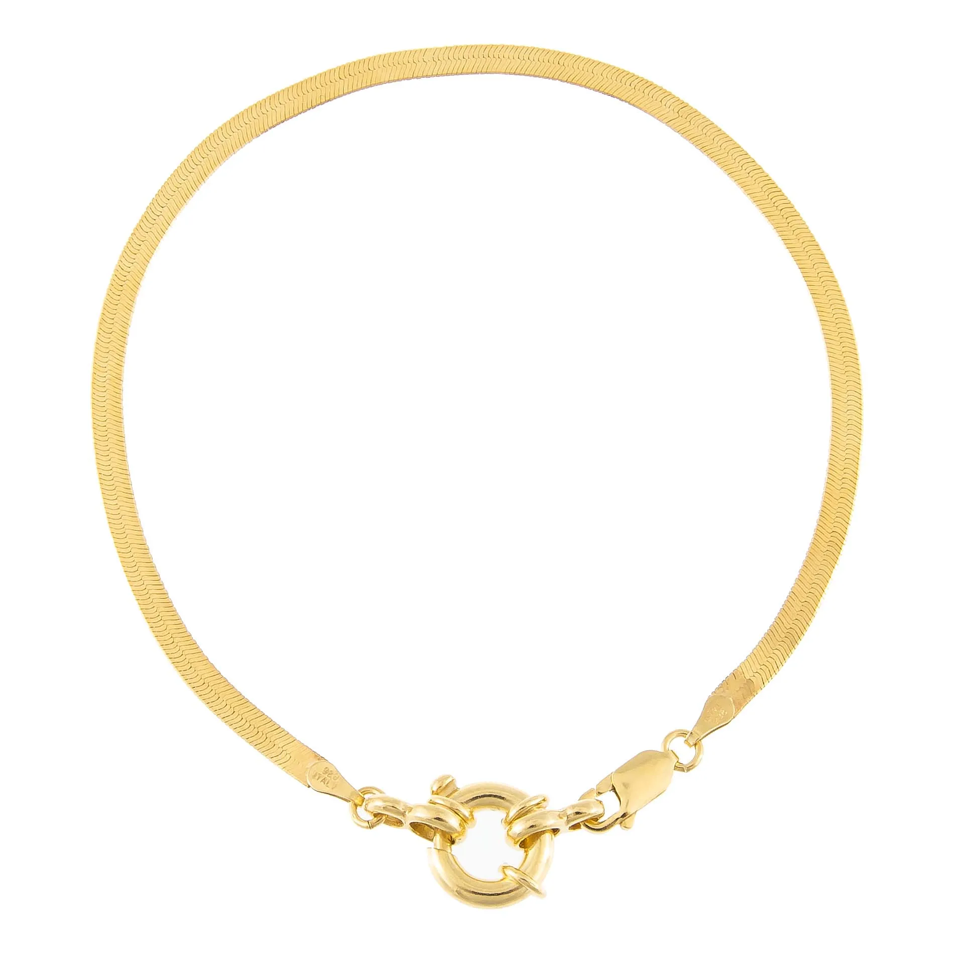 Toggle Herringbone Anklet sold by Adina Eden's
